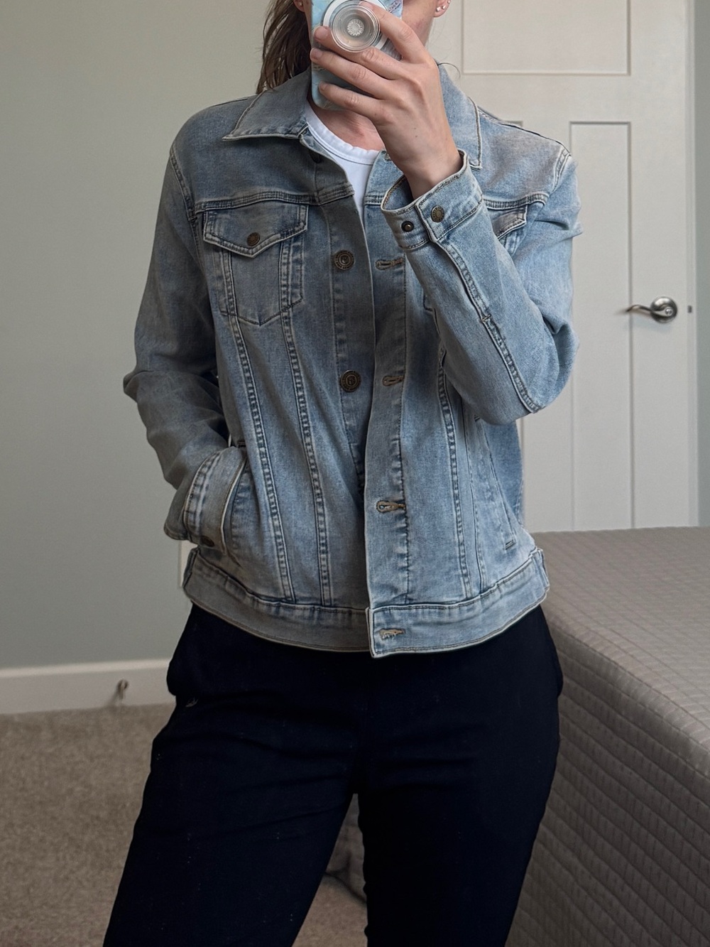Born Primitive Light Blue Denim Jacket - Women's